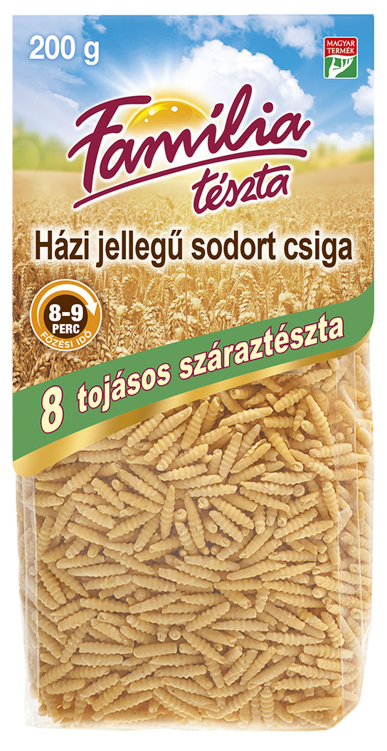 8 tojásos Sodort csiga száraztészta 200 g